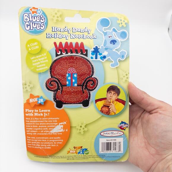 NEW Blues Clues Thinking Chair Handy Dandy Holiday Christmas Notebook 2004 - Picture 4 of 5